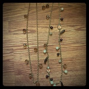 Stella and Dot Necklaces and earrings